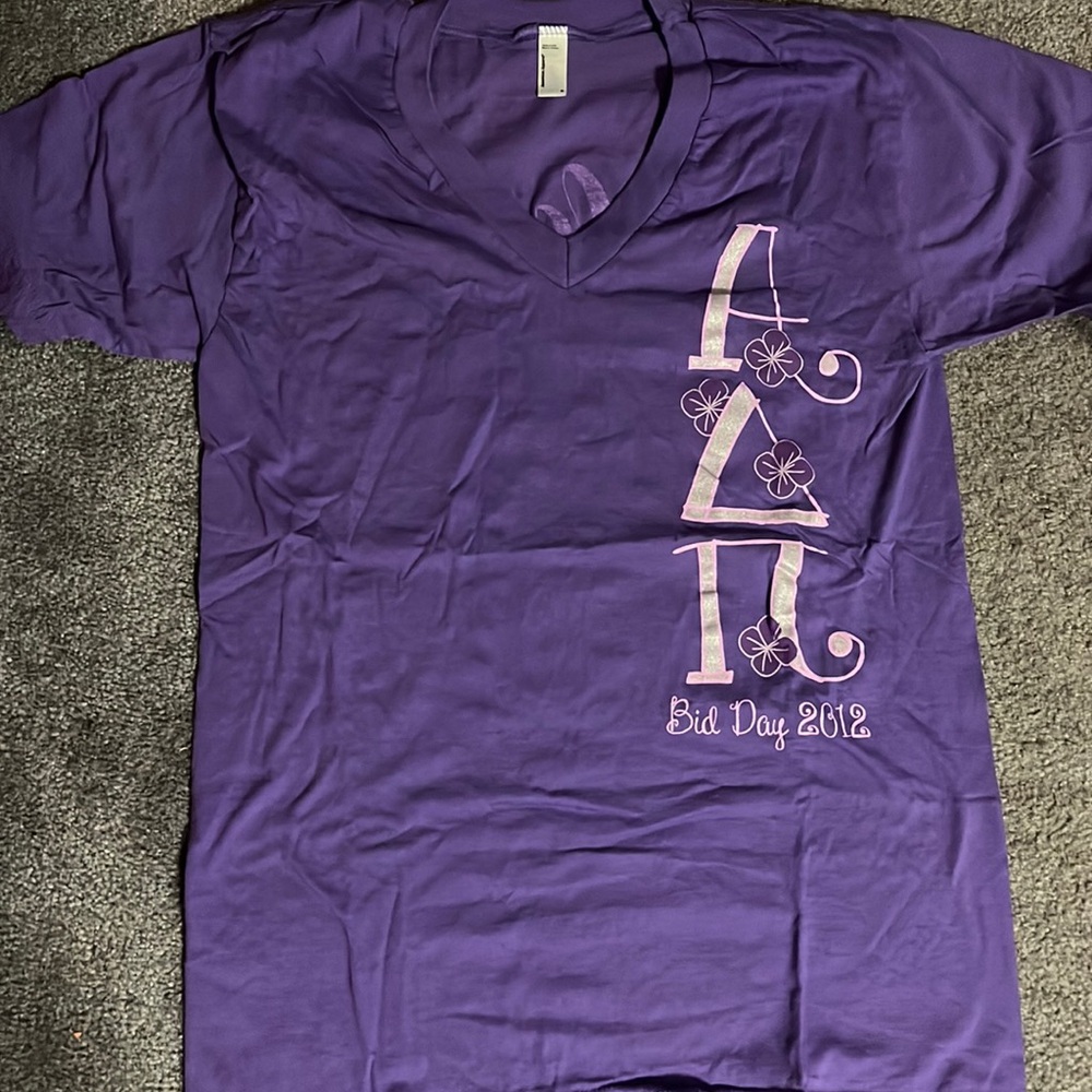 Alpha Delta Pi Bid day shirt - v neck